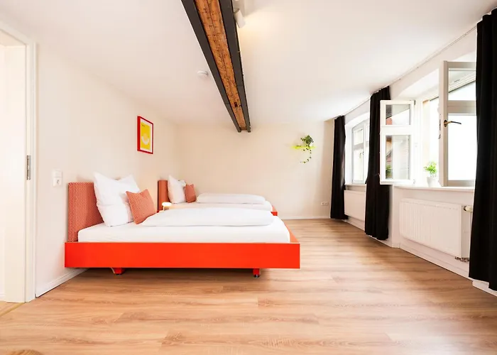 Bunter Hund Apartments - ganzes historisches Altstadthaus